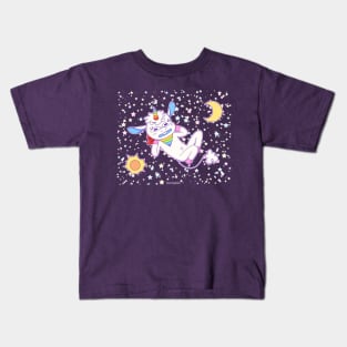 Space Gay🦄 (no bg) Kids T-Shirt